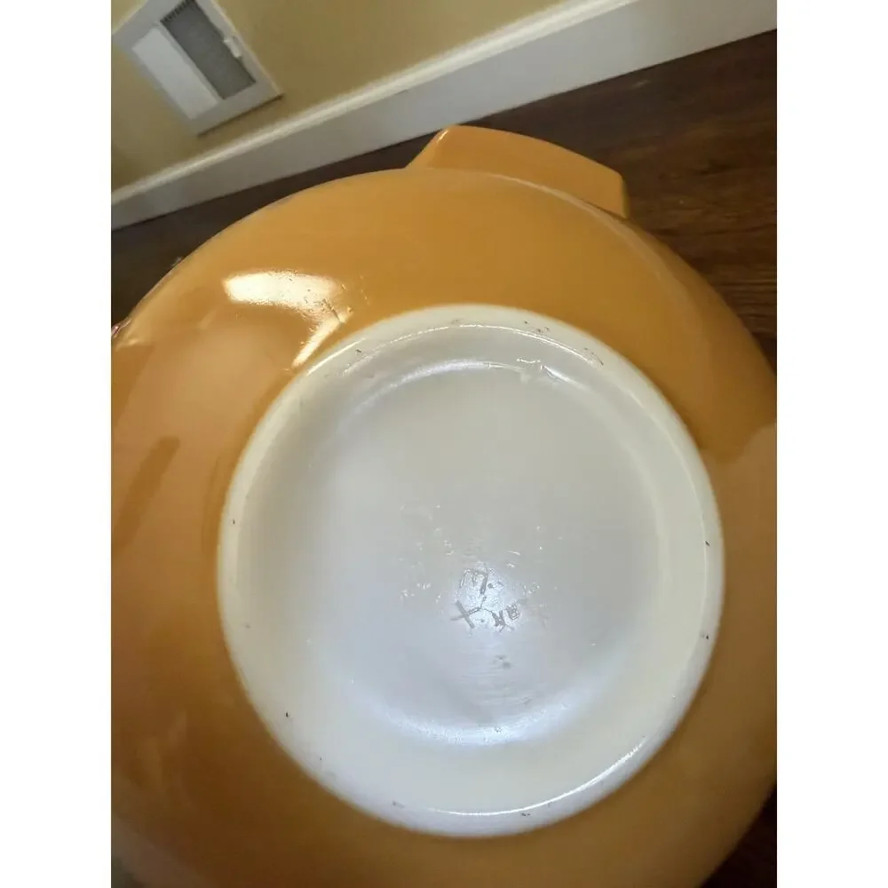 Pyrex Vintage Butterly Gold Cinderella Mixing Bowl Set Of 4